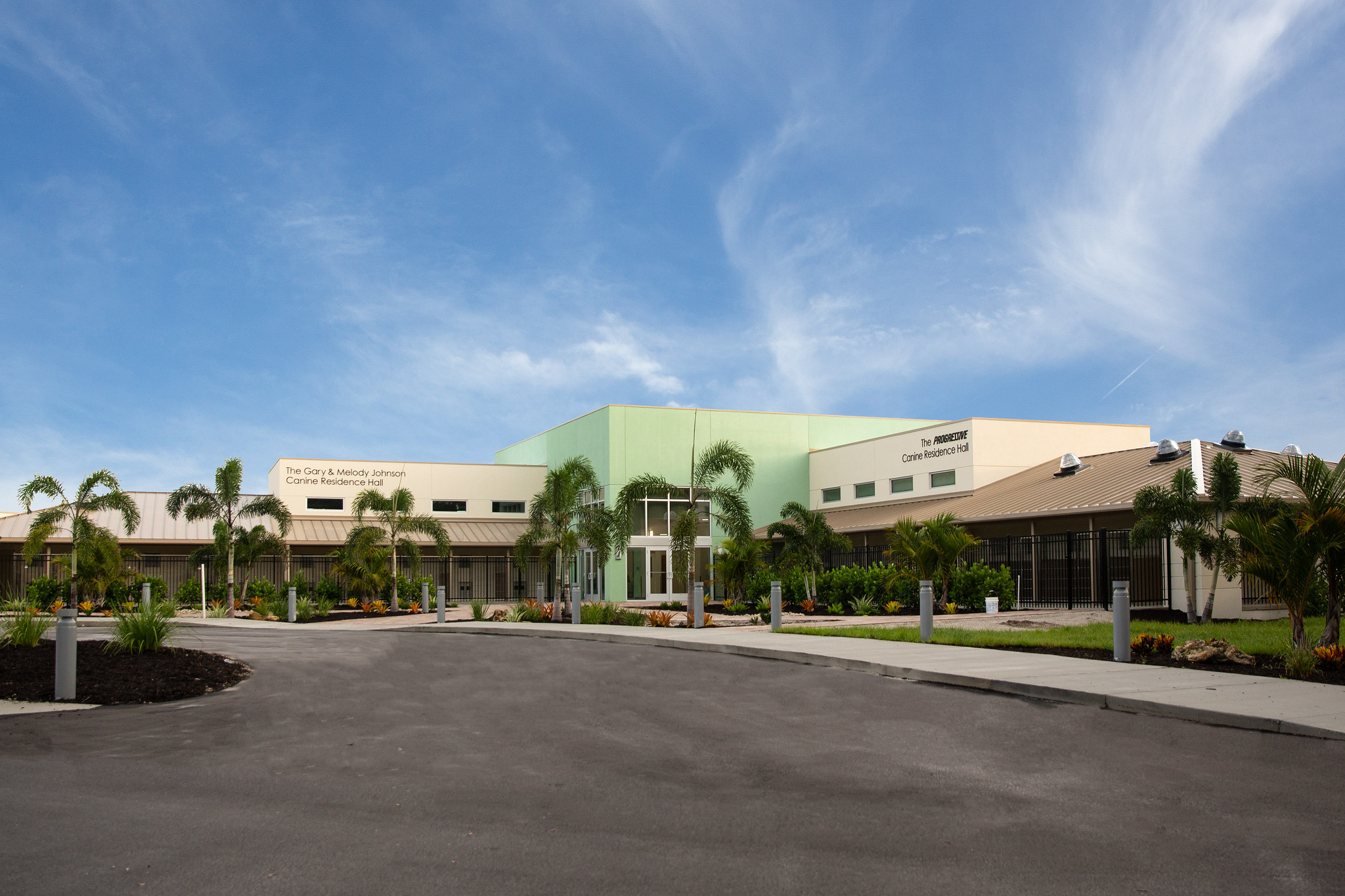 A photo of the Southeastern Guide Dogs Canine University complex in Palmetto, Florida.