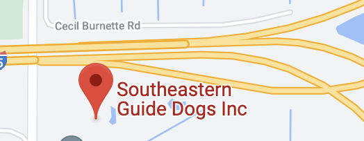 Southeastern Guide Dogs Inc location pinned on map