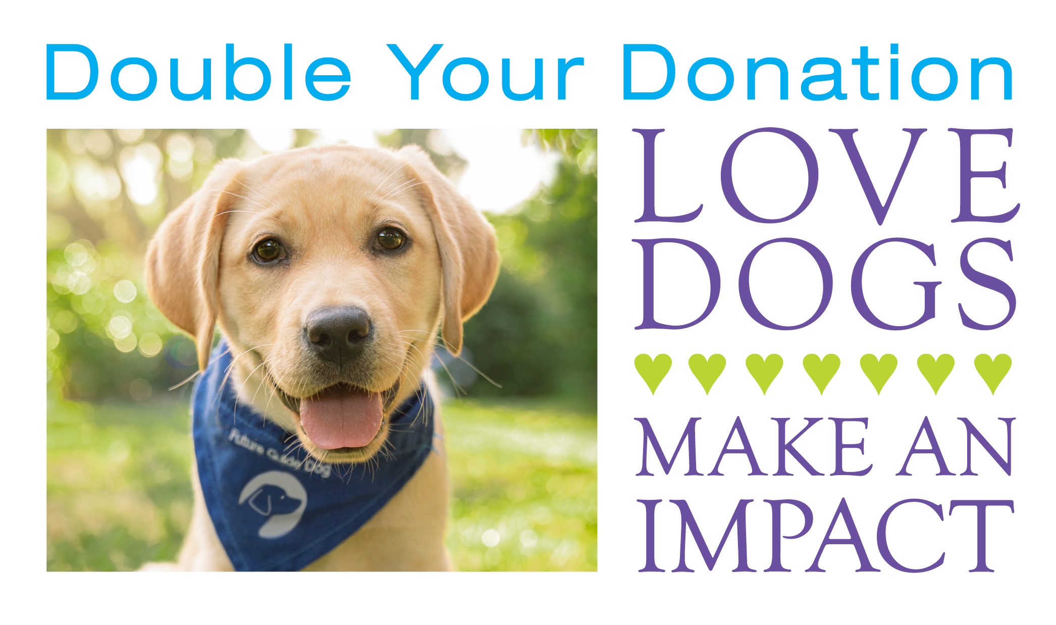 Double Your Donation Calendar Header