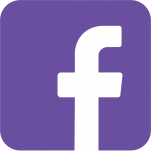Purple Facebook logo
