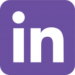 Purple Linkedin Logo