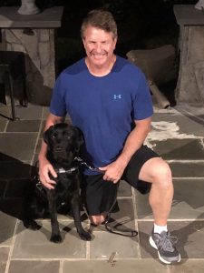 Martin Bailey and Guide Dog Danny
