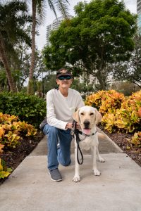 Randy England and Guide Dog Harold