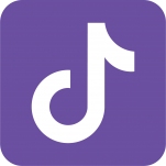 Purple TikTok logo